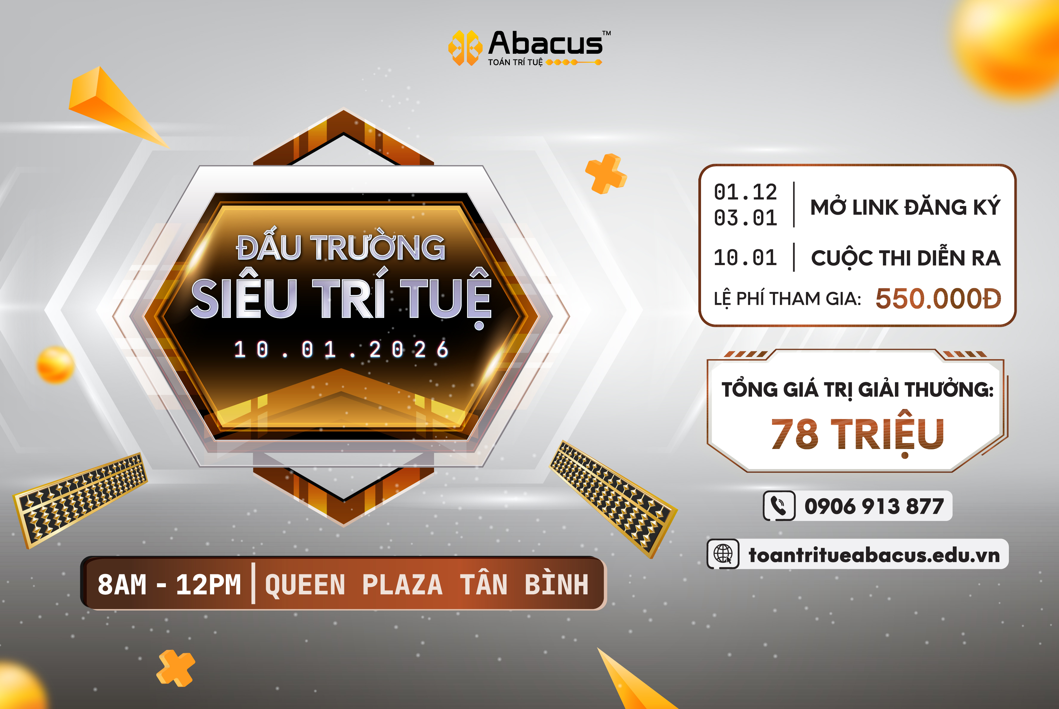 Banner Toán Trí Tuệ Abacus 1 mobile